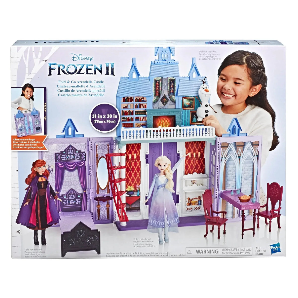 Hasbro DZNY Frozen 2 Fold and Go Arendelle Castle