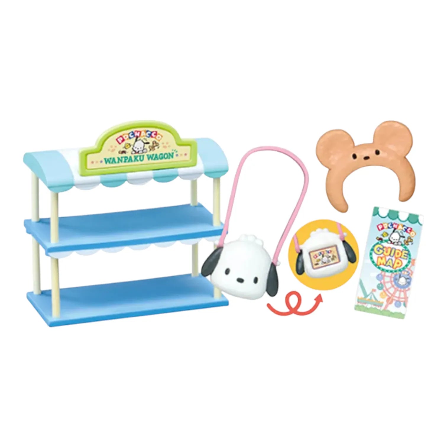 Re-Ment Pochacco Amusement Park Figurines