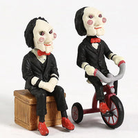 SAW Billy the Puppet Figurine Charm Keychain