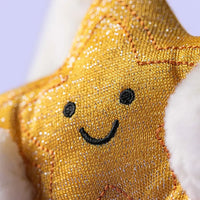 JC Bashful Cream Bunny With Star Plush (23 cm)
