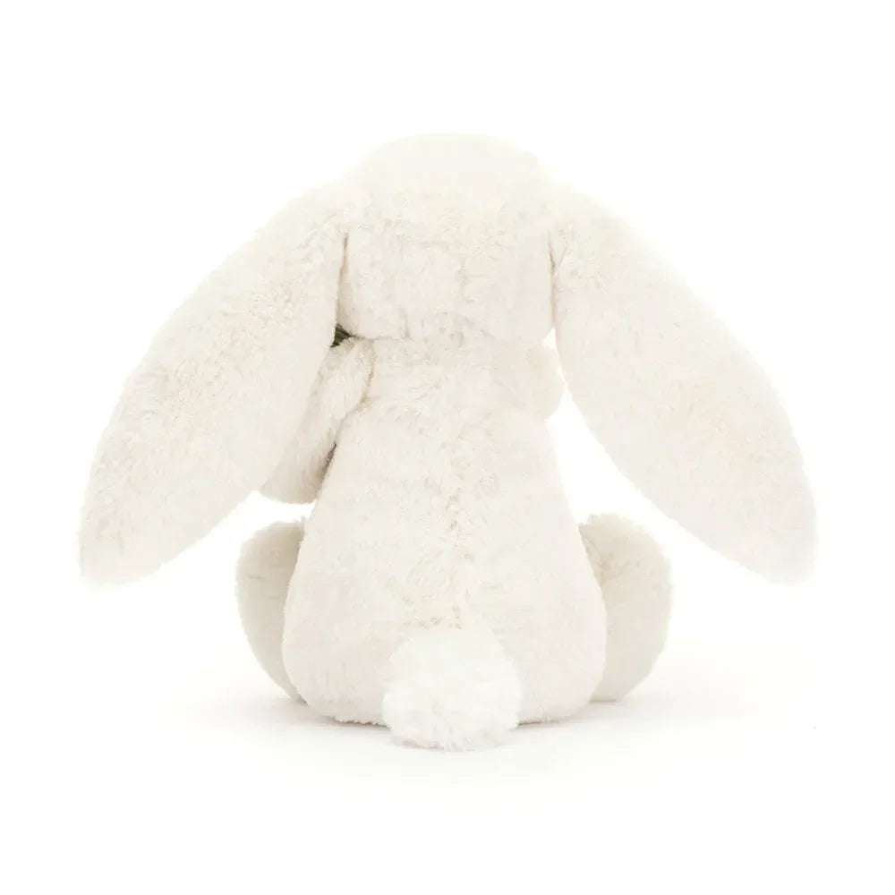 JC Bashful Bunny with Christmas Tree Plush (15 cm)