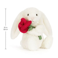 JC Bashful Rosette Blush Bunny Plush (23 cm)