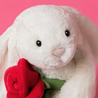 JC Bashful Rosette Blush Bunny Plush (23 cm)