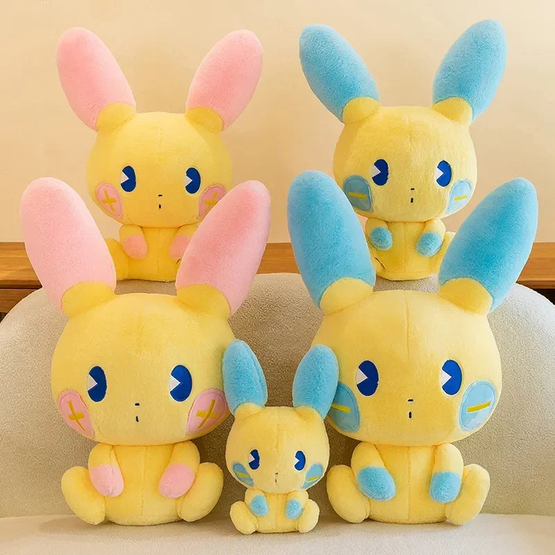 Electric Pokemon Plusle and Minun Plush