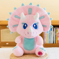 Pastel Tricertops Cuddle Pal Plushie