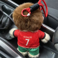 Ronaldo Chibi Striker Plush Keychain
