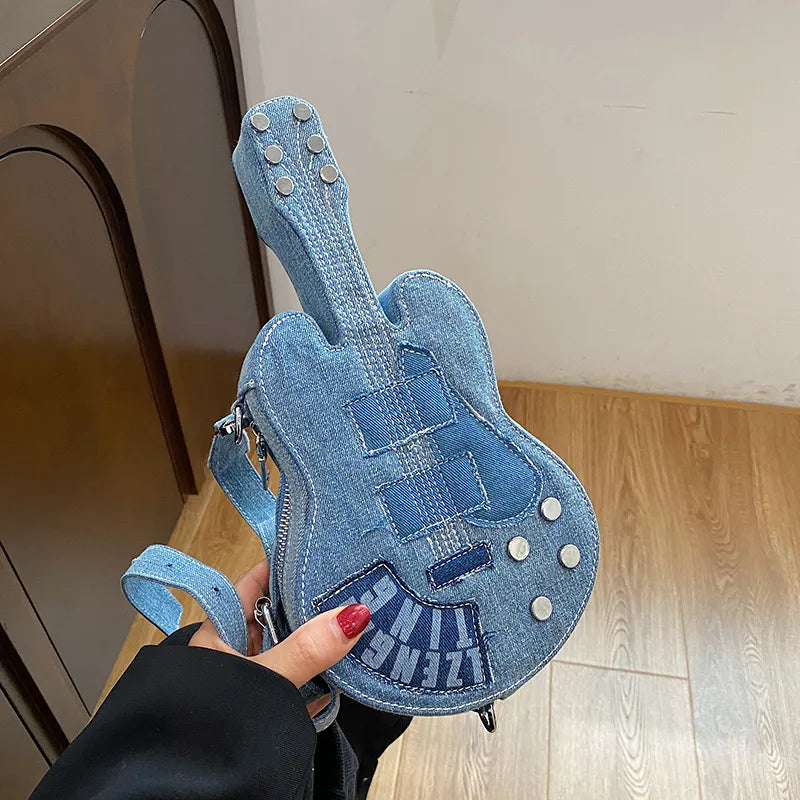 Strum & Strut Denim Crossbody Handbag