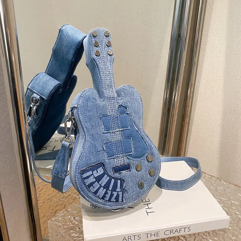 Strum & Strut Denim Crossbody Handbag