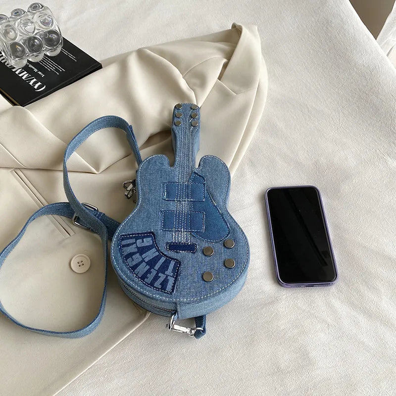 Strum & Strut Denim Crossbody Handbag