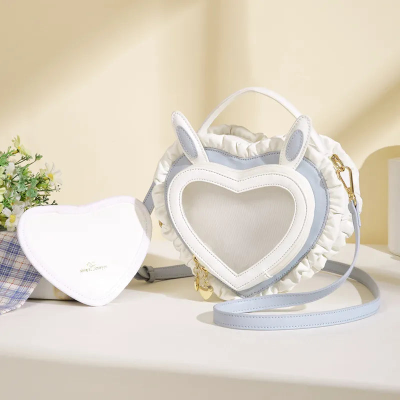 Sweetheart Bunny Ita Satchel Handbag