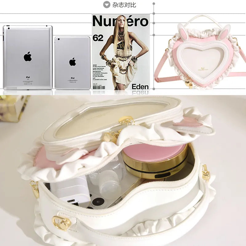 Sweetheart Bunny Ita Satchel Handbag