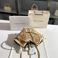 Charlie & Kolsr Tapestry Origami Carryall Handbag