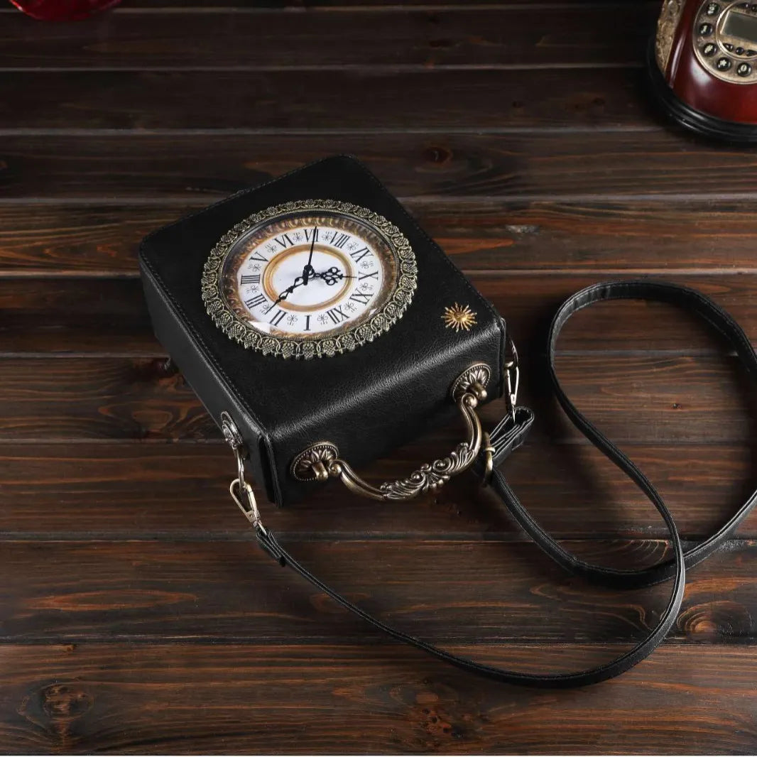 Aura Clockwork Messenger Handbag