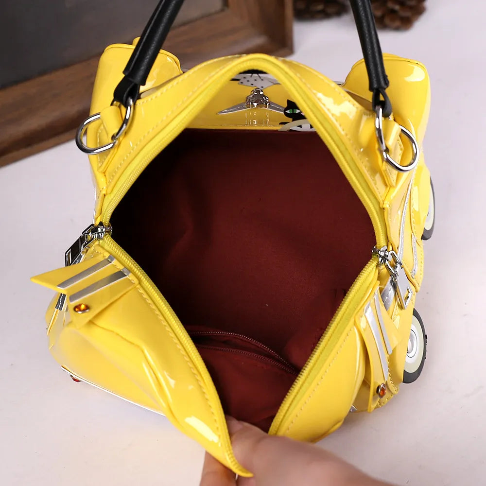 Cruising Kitty Satchel Handbag