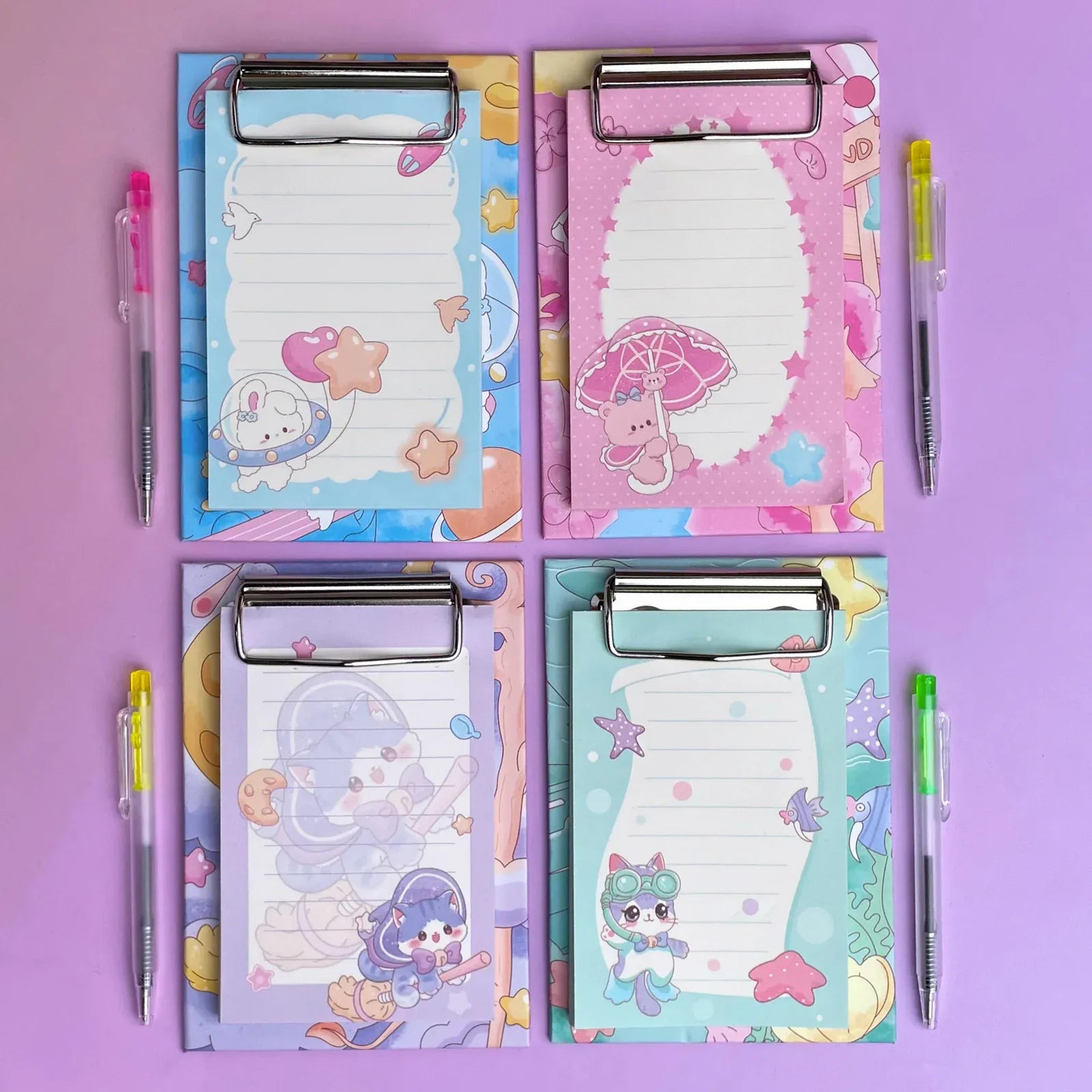 Kawaii Pastel Dream Clipboard Set