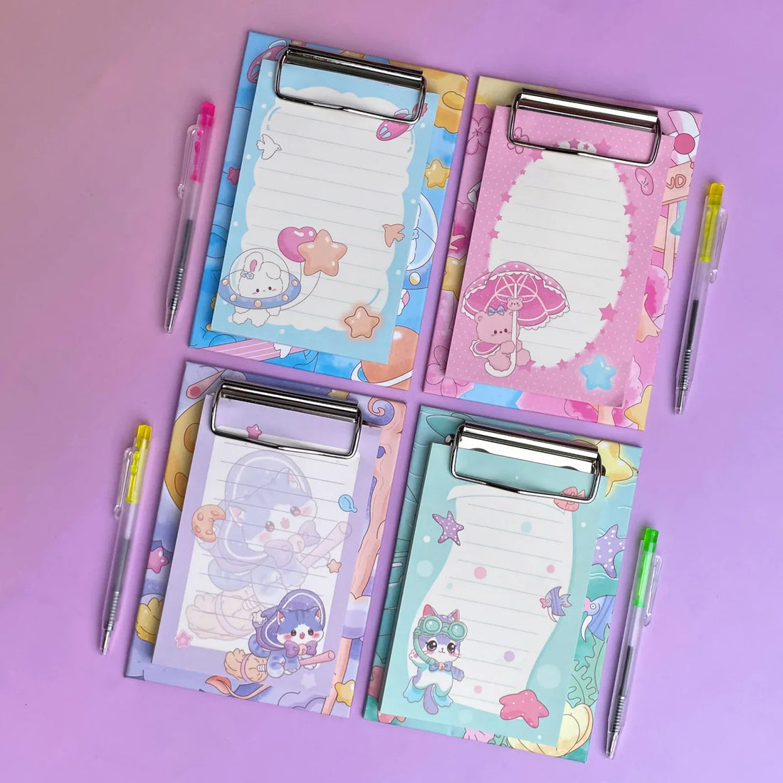 Kawaii Pastel Dream Clipboard Set