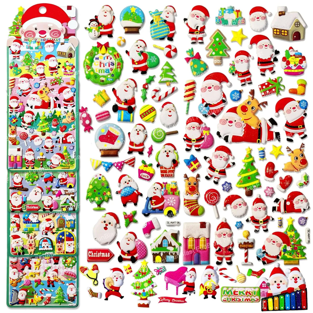 Yuletide Dream 3D Stickers