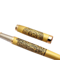 Lord Ganesha Engraved Roller Ball Pen