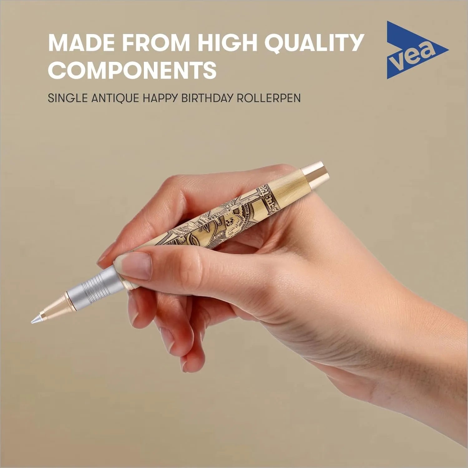 Mahadev Divine Brass Rollerball Pen