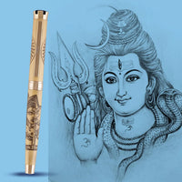 Mahadev Divine Brass Rollerball Pen