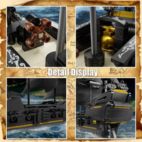 POTC Black Pearl Ship Building Blocks Kit (921 Pcs)