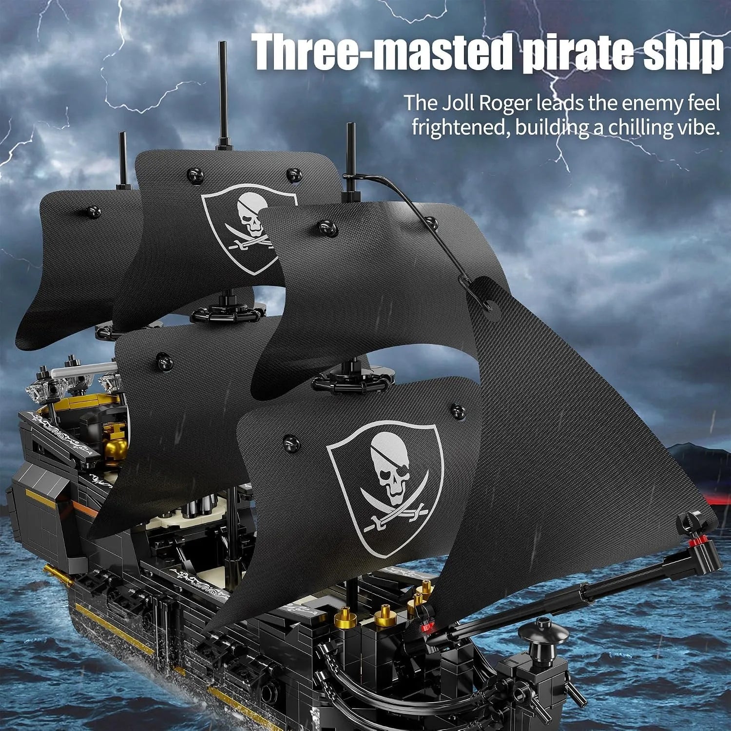 POTC Black Pearl Ship Building Blocks Kit (921 Pcs)