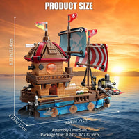 Corsair Pirate Ship Building Blocks (916 Pcs)