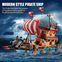 Corsair Pirate Ship Building Blocks (916 Pcs)