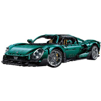Raceforge Emerald Apex Hypercar Building Blocks (10621 Pcs)