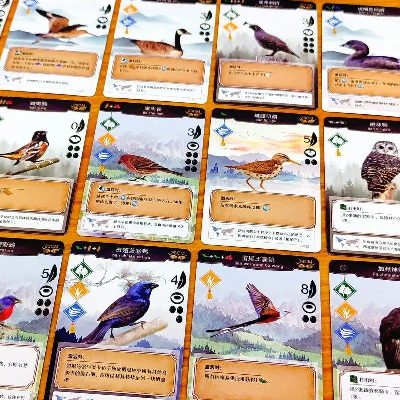 Wings Nature Themed Board Game