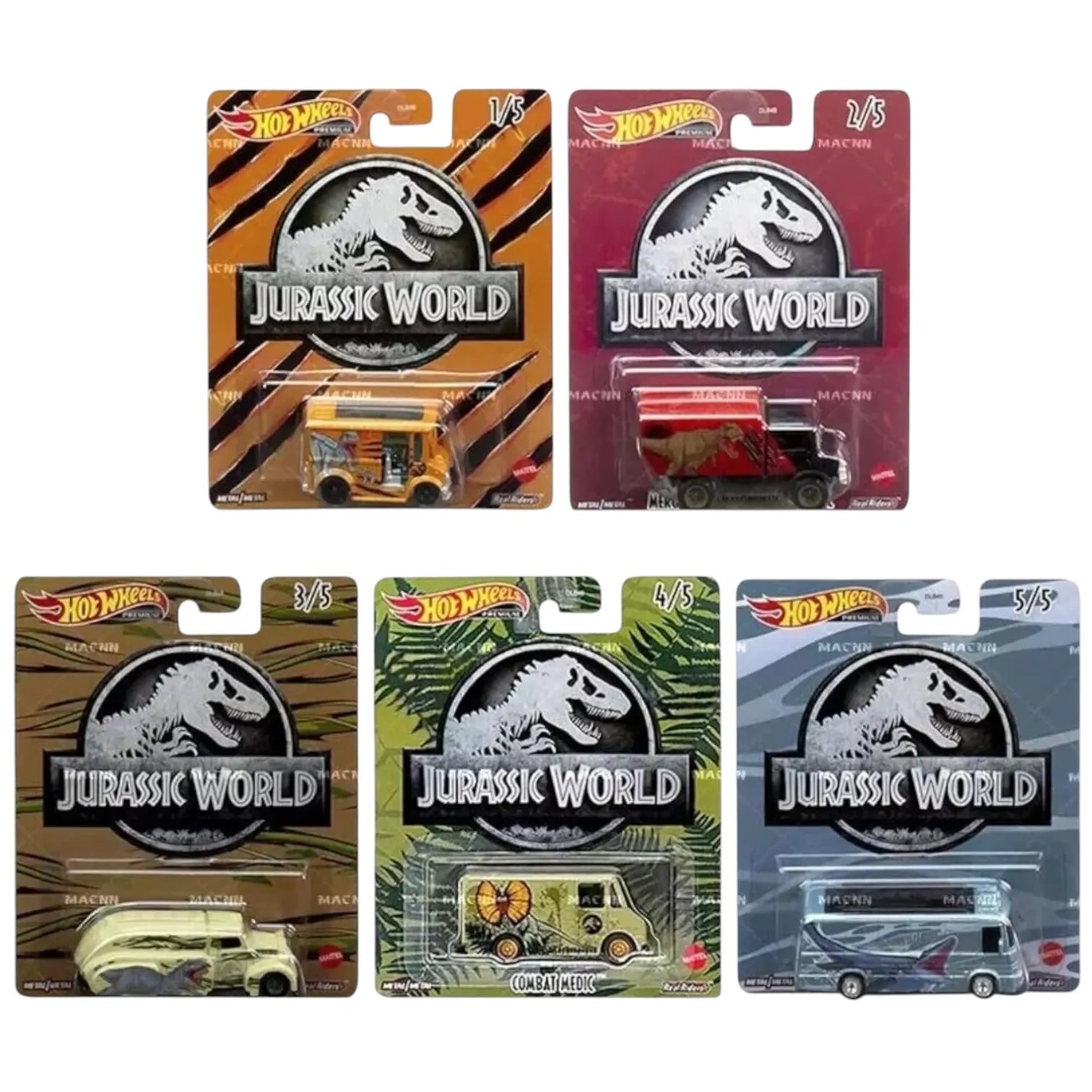 Hot Wheels Premium Jurassic World Collection