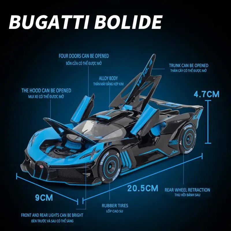 Bugatti Bolide Track Edition 1:24 Hypercar