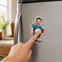 Customised Dad Bod Belly Fridge Magnet