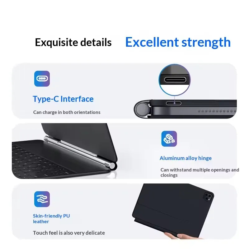 FloatKeys Magnetic Keyboard Case (For iPads)