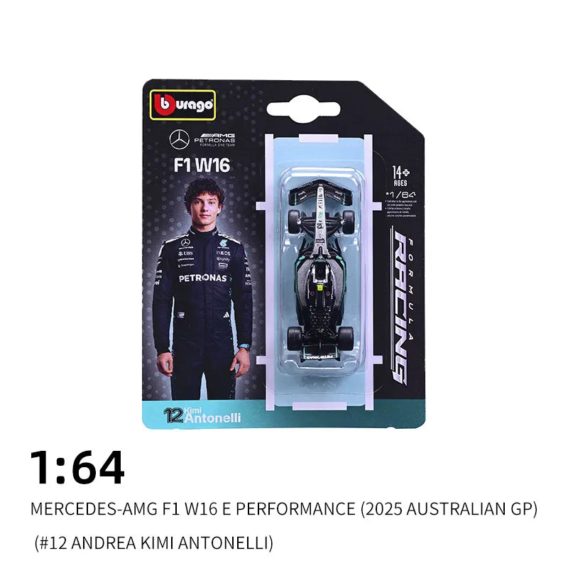 Bburago 1:64 F1 2025 Formula Racing Collection