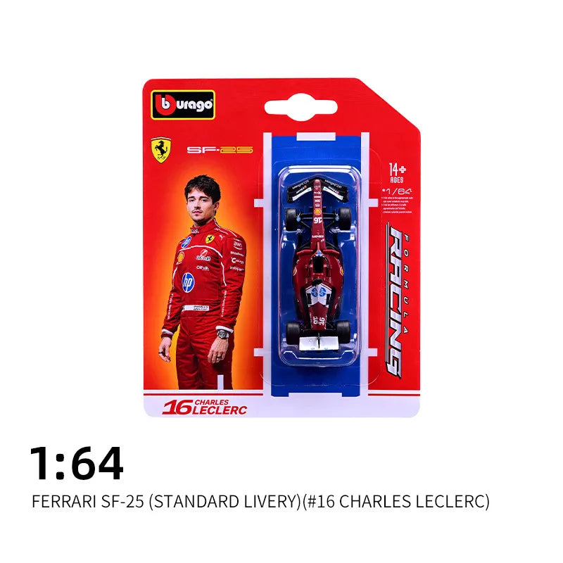 Bburago 1:64 F1 2025 Formula Racing Collection