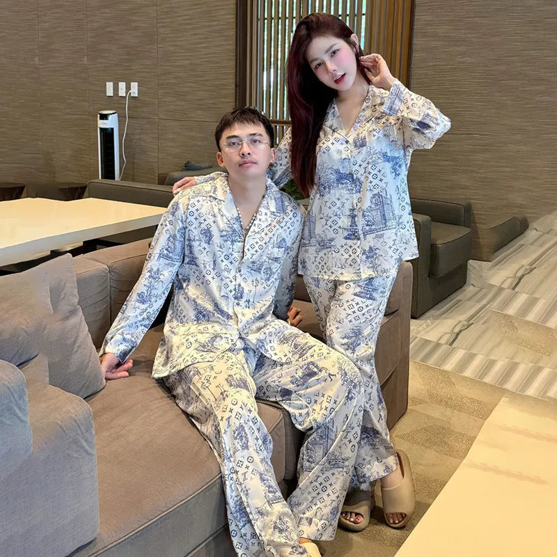 Monogram Luxe Azure Heritage Lounge Set