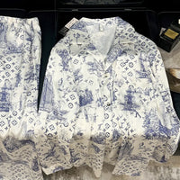 Monogram Luxe Azure Heritage Lounge Set
