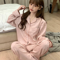Blush Leopard Satin Lounge Set