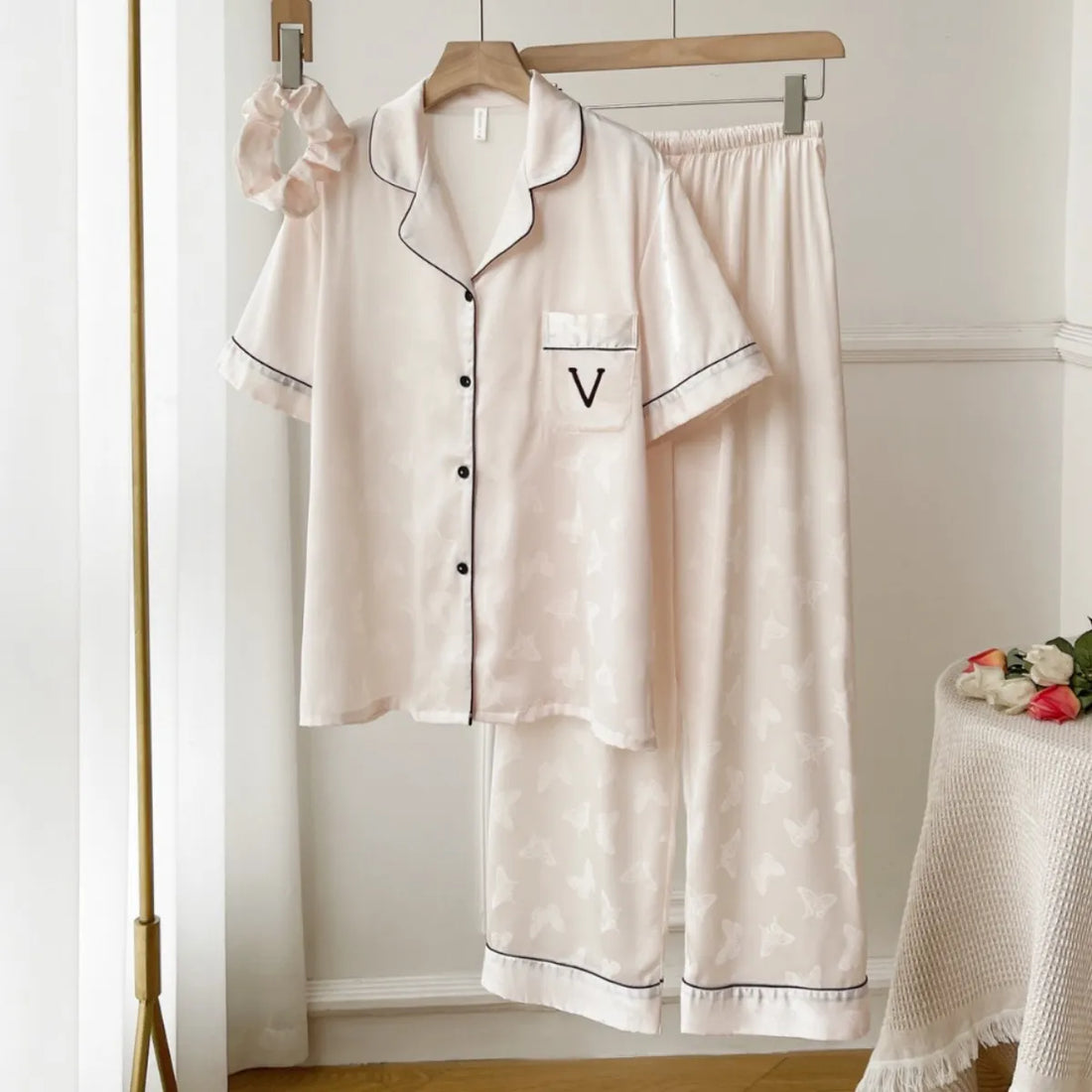 Monogram Luxe Blush Papillon Lounge Set