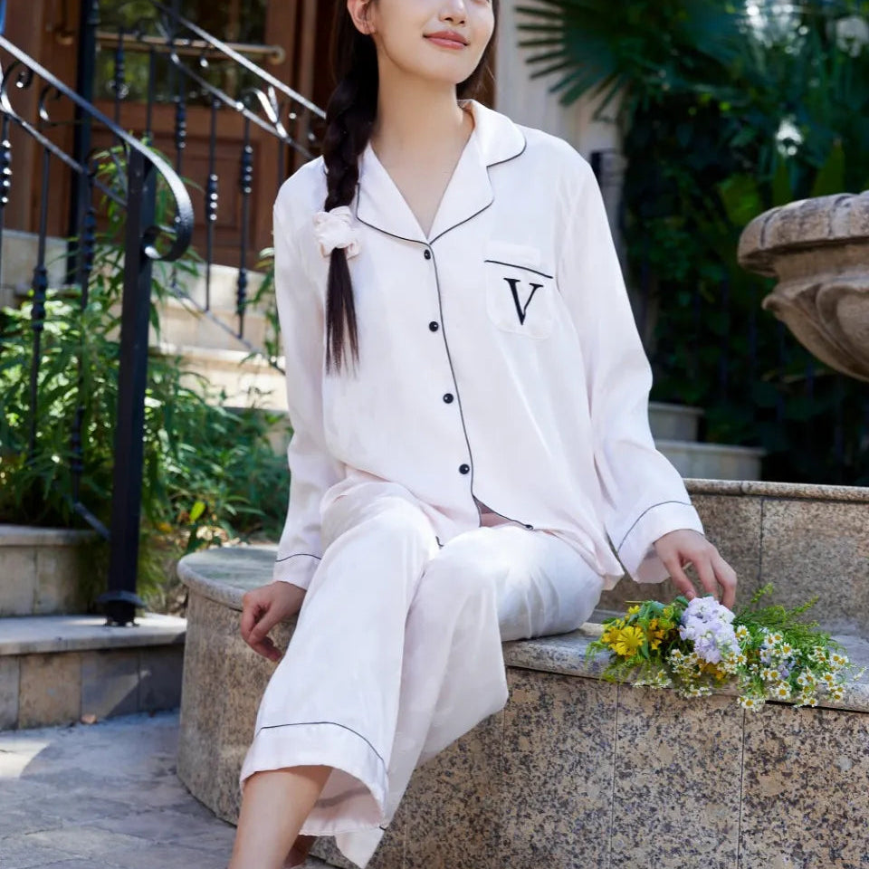 Monogram Luxe Blush Papillon Lounge Set