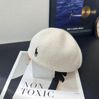 PRL Heritage Knit Beret Cap