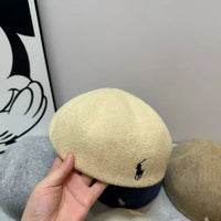 PRL Heritage Knit Beret Cap