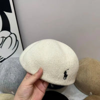 PRL Heritage Knit Beret Cap