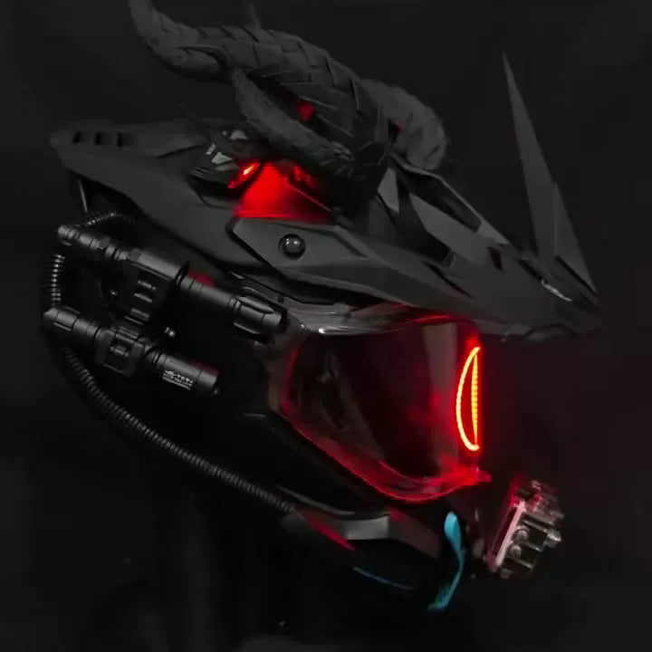 Kirin Cyber Hero Series Luminous Mecha Helmet