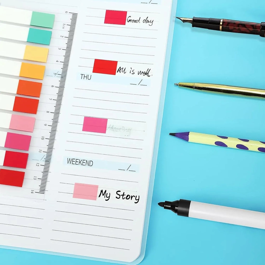 Studygram Transparent Book Sticky Tabs