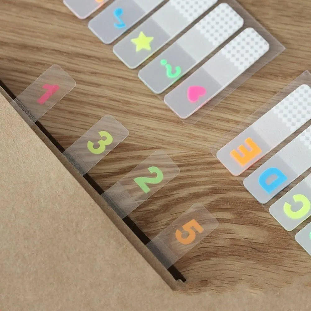 Crystal Hue Study Flag Sticky Tabs
