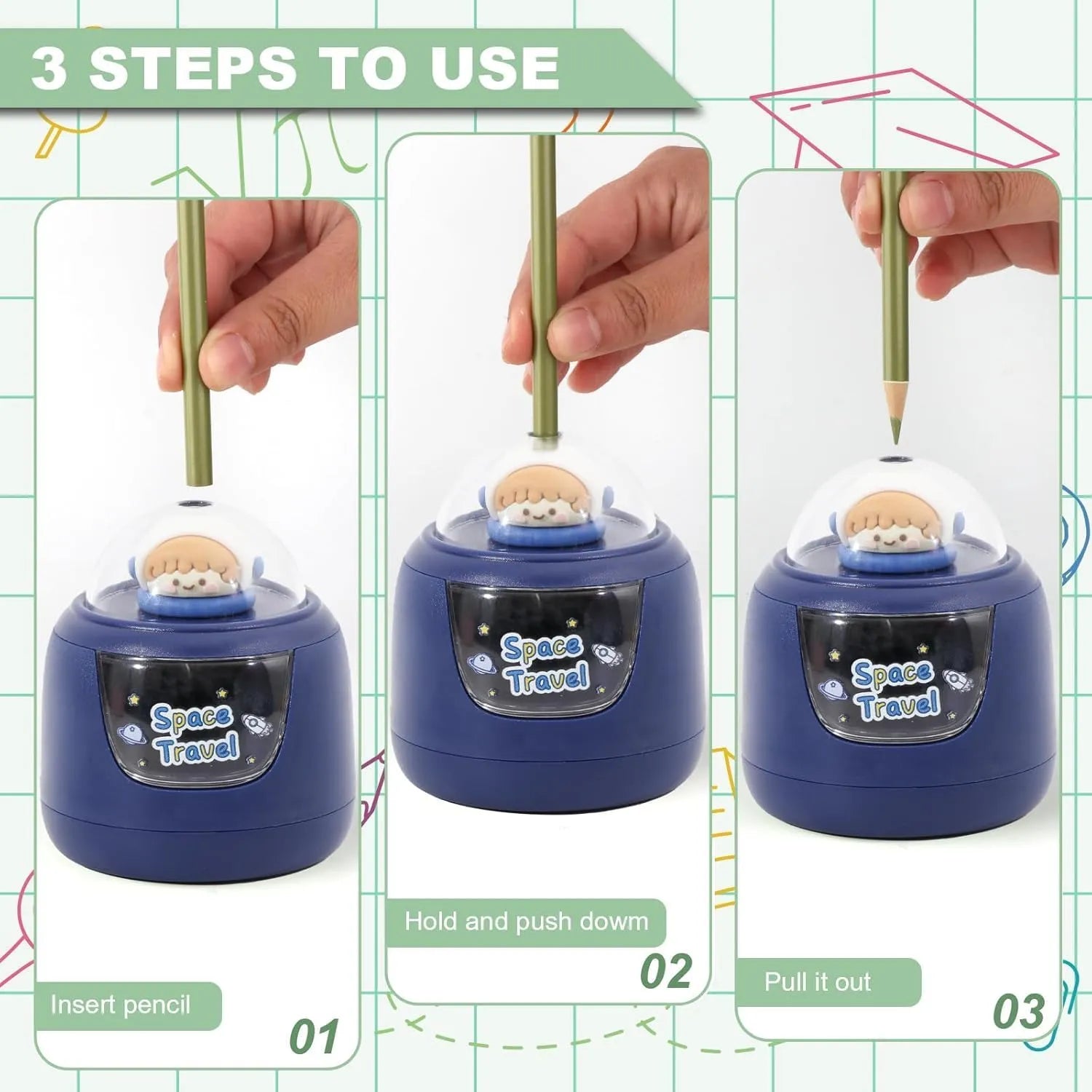 Cosmo Orbit Pencil Sharpener