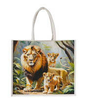 Majestic Lion Family Tote