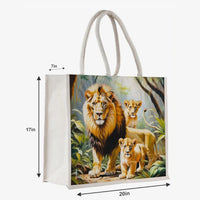 Majestic Lion Family Tote